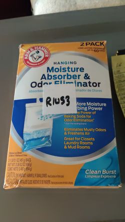 Arm and Hammer Hanging Moisture Absorber and Odor Eliminator 2pk