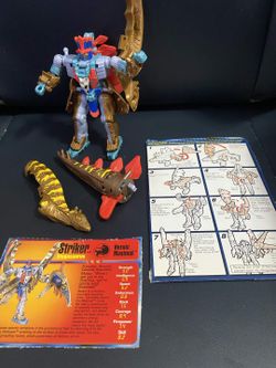 Transformers Beast Machines Dinobots Striker (2000) - Complete / Read Description
