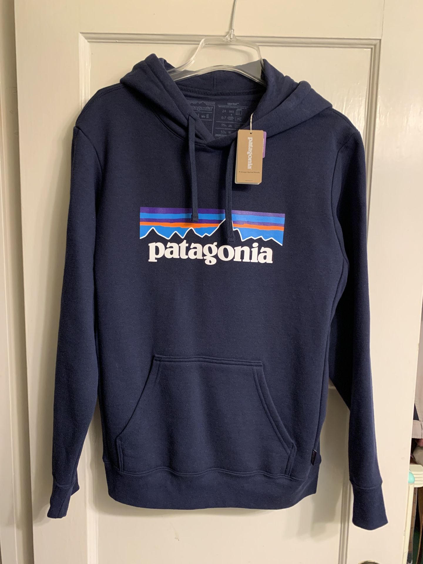 NEW Patagonia P-6 Logo Uprisal Hoody Classic Navy Men Small Women Medium