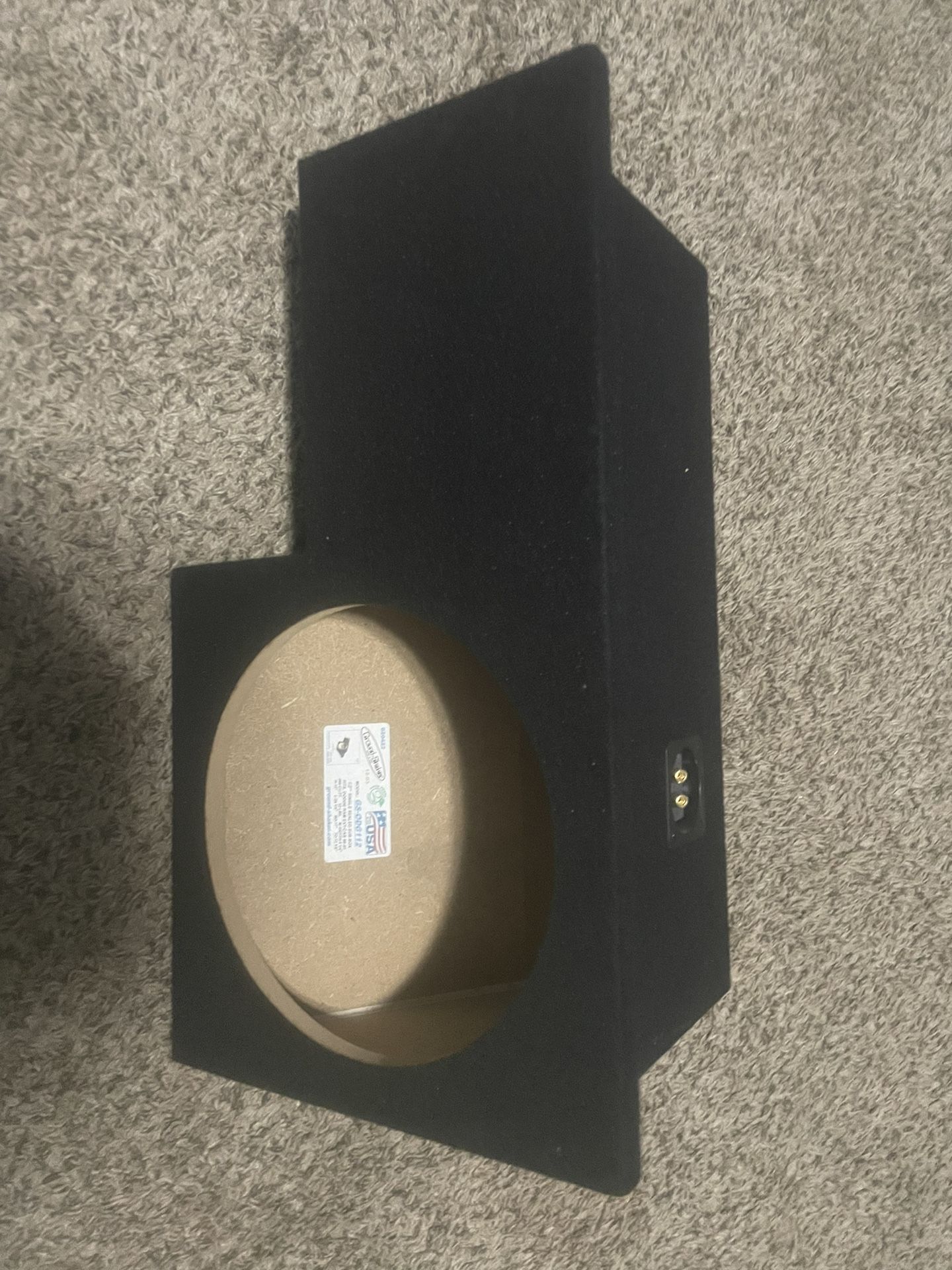 12" Single Sealed Sub Box, Fits 98-01 Dodge Ram Extended-Cab / Quad Cab