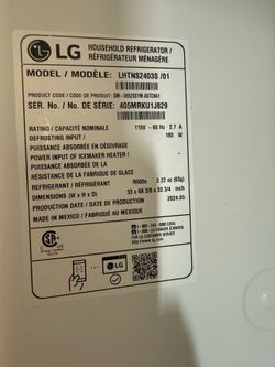 24’ Stainless Steel Refrigerstor