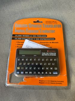 Columbia English/Spanish Electronic Translator