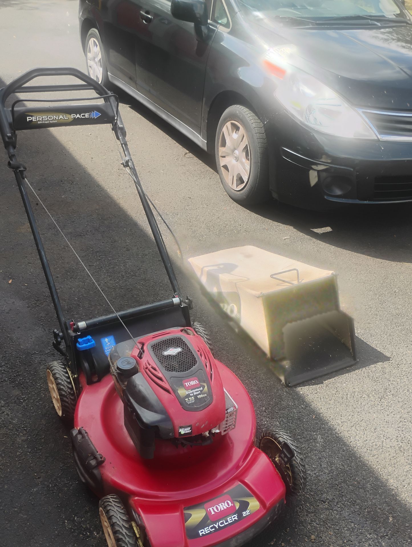 Toro Recycler Self Propelled Mower Runs Great
