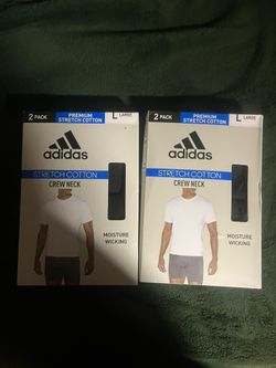 Adidas Black Tees 2 Pack