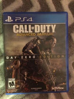 PS4 - call of duty advanced warfare