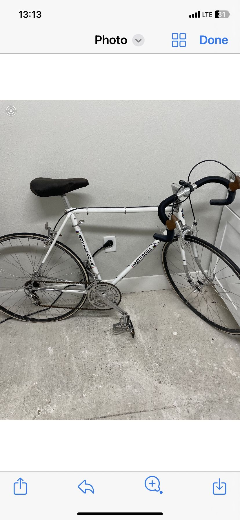 Bottecchia Vintage Road Bicycle Sz 52-54 Im Not Sure The Right Sz Whit Campagnolo At