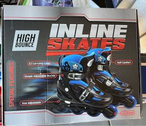 High Bounce Inline Skates adjustable size 2-5