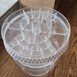 Clear Rotating Makeup Organizer
