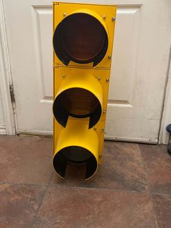 3-Section Traffic Signal Light vintage