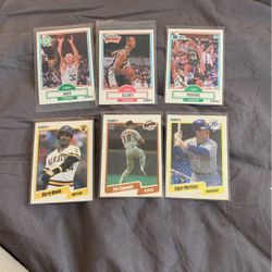 1990 Fleer Basketball & Baseball