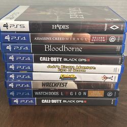 PS4 Games $20 Each 3/2/2025