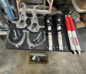 Front End Suspension & Control Arms With Rear Shocks