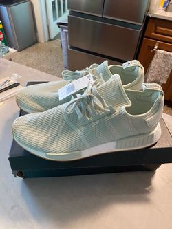 Adidas NMD R1 Linen Green Sneakers Size 13