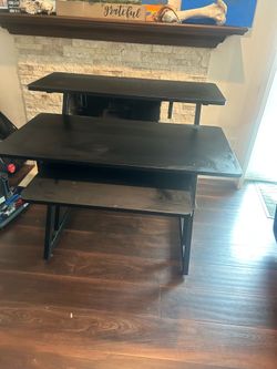Work station recording studio desk