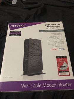 NetGear WiFi cable modem