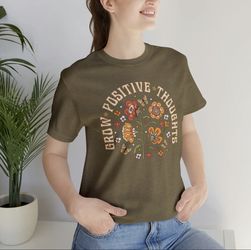 Philosophy of Love Grow Positive Thoughts Tee Small