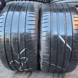 2 USED TIRES PIRELLI 285/40/19
