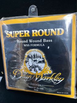Round Wound Bass Wss Formula Dean Markley Super Round Med LT 45-105