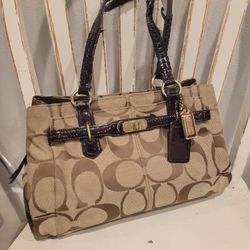 Coach Purse - Canvas 
