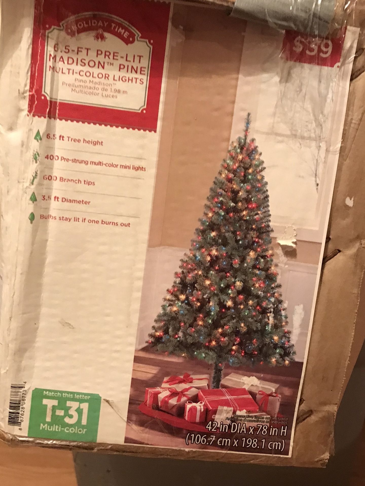Christmas Tree W/ Ornaments