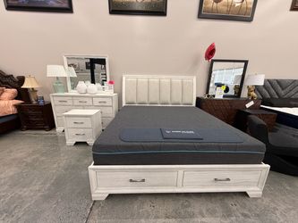 4 PC KING BEDROOM SET