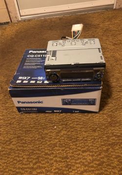 Panasonic car radio