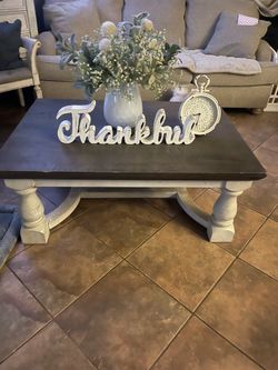 Coffee table and end tables