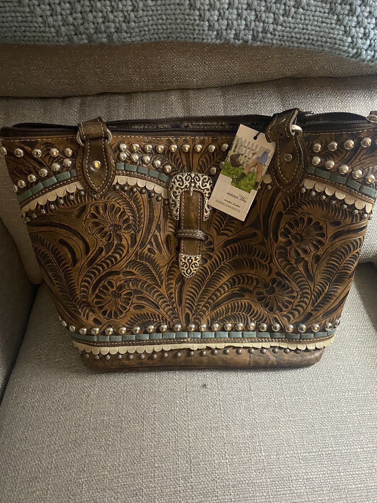 American West leather Purse