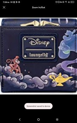 alladin jasmine castle kisslock loungefly wallet princess