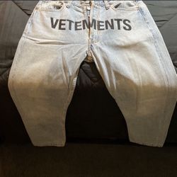Levi’s X Vetements Jeans Size 30 X 30 