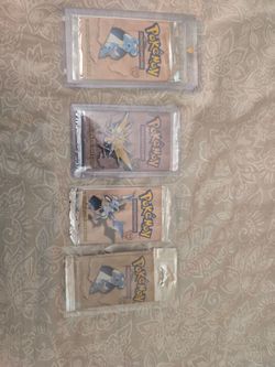 Pokémon Fossil Set Booster Packs Lot of 4