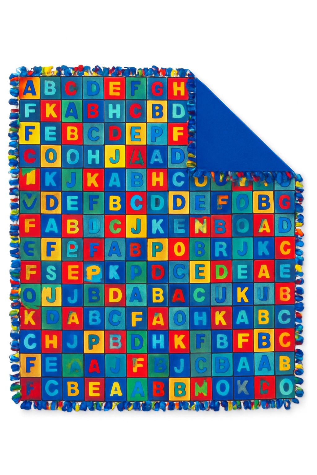 “ Soft & Snuggly ABC Boys Fleece Throw 49x57”