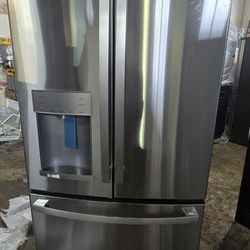 NEW GE REFRIGERATOR FRENCH DOOR STAINLESS STEEL 36X69 NOT SCRATCH NOT DENT 