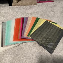 Mesh Canvas Plastic Sheet - Threading And Crafts