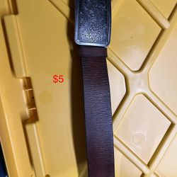 Brown Leather Belt