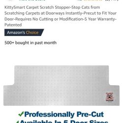 KittySmart Carpet Scratch Stopper-Stop Cats from Scratching Carpets at Doorway