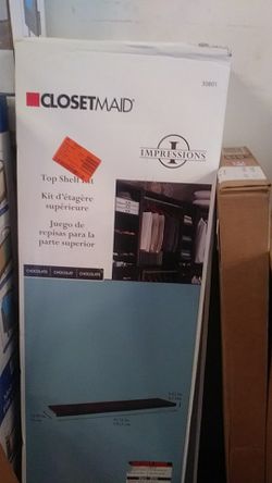 Closemaid top shelf kit