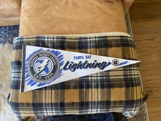 Vintage Tampa Bay Lightning Pennant 91-92 Inaugural Season
