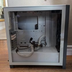 iCUE 4000X RGB Tempered Glass Mid-Tower ATX Case — White