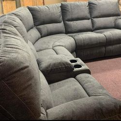 ASHLEY URBİNO POWER RECLINING SECTİONAL SOFA COUCH 