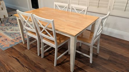 Table and 5 chairs
