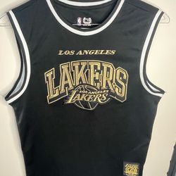 Size small Lakers gold embroidery jersey