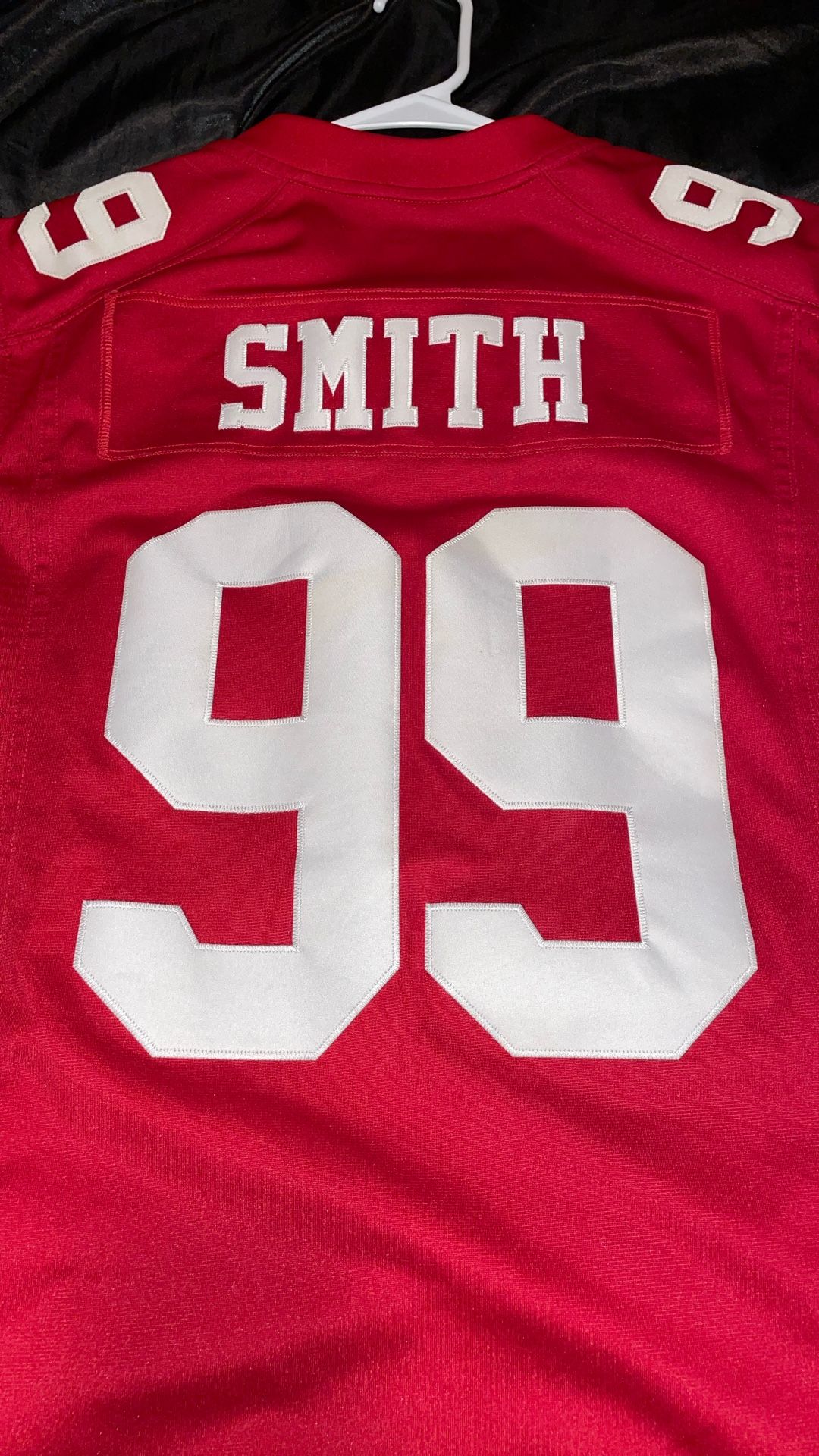 49ers Nike Jersey, Red And White Medium