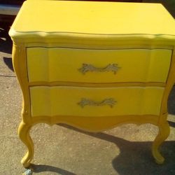 Yellow Shabby Chic Distressed Dubarry Dixie Provincial 