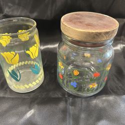 Vintage Anchor Hocking & Handi Saver Glass Canister