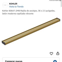 Kohler K-80647-2MB - Shower Drains Tile In Grate 36”x 2.5”
