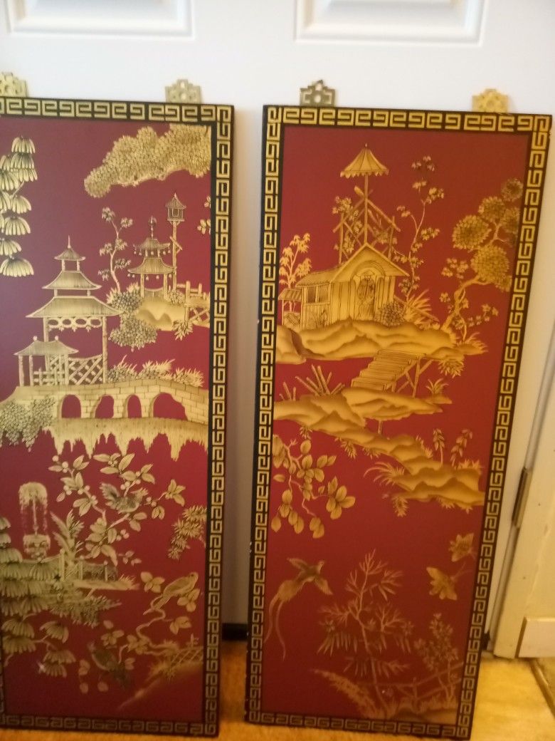 Chinese Wood Panels