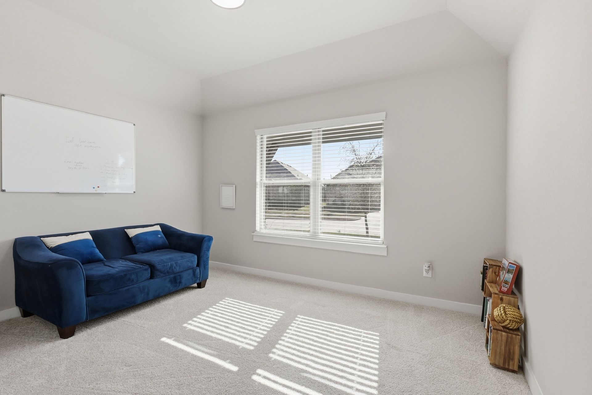 Modern Blue Sofa / Couch – Excellent Condition