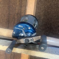 Lamiglas 8’6 x11 with abugarcia c4 6500