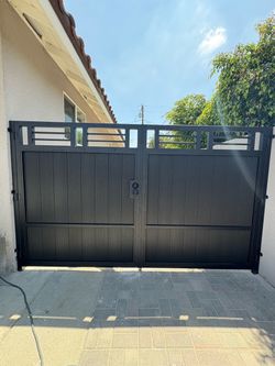 Wrought iron gates